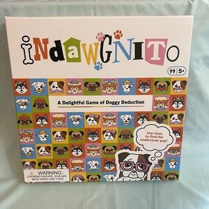 Indawgnito Board Game Sealed Dog Guessing Family Party Game Guess Who Style